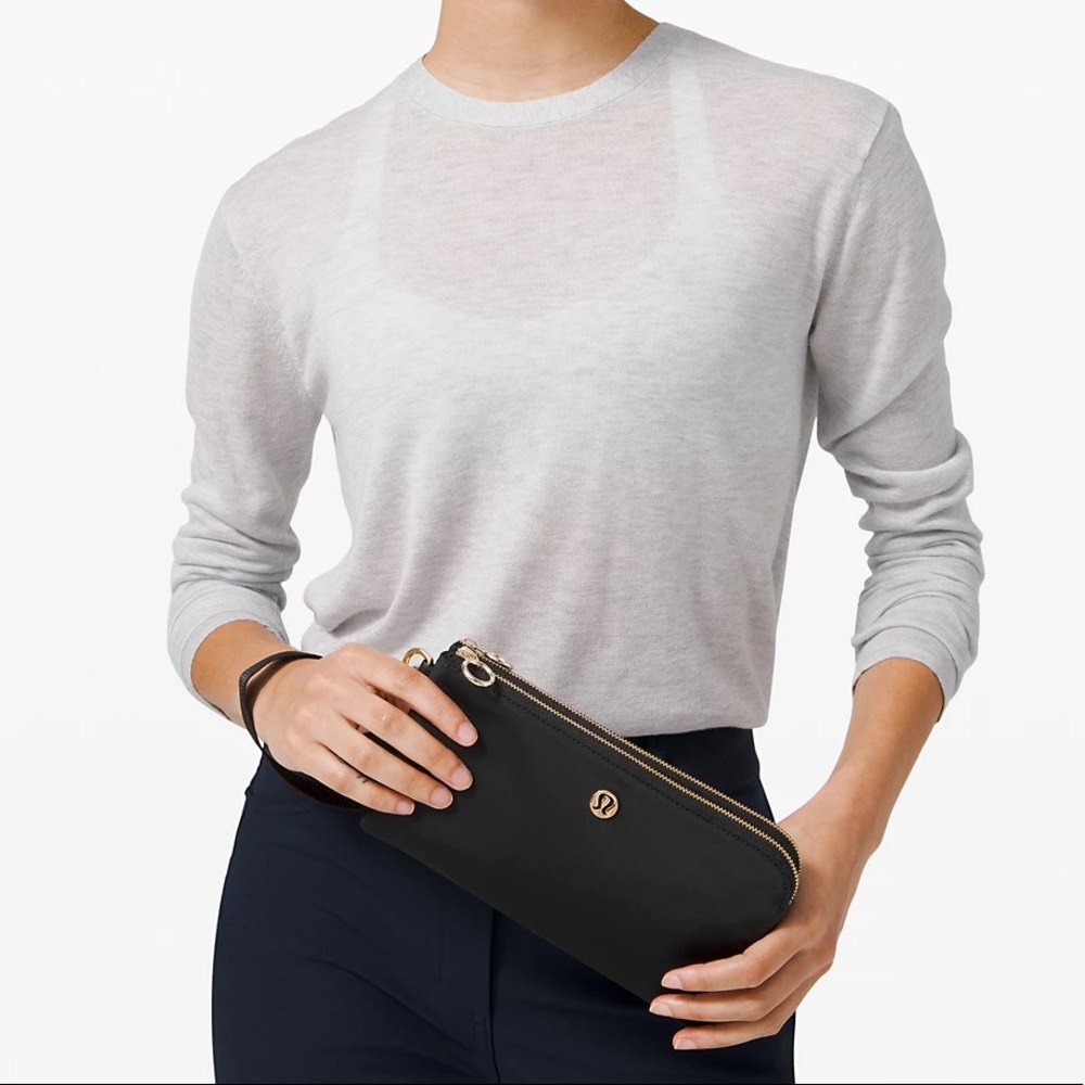 Lululemon Now and Always zipper pouch